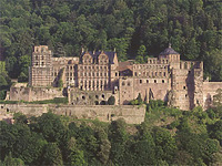 Ansicht von der Talseite / Schloss Heidelberg (Sachgesamtheit) in 69117 Heidelberg, Altstadt