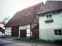 Südwest-Ansicht von der Burgstraße aus / Fachwerkhaus in 72119 Ammerbuch - Altingen