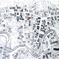 Auschnitt aus der historischen Flurkarte von 1822 / Fachwerkhaus in 72116 Mössingen
