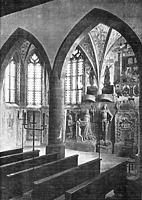Adelsheim St. Jacob, Blick in die Grabkapelle / St. Jacobskirche in 74740 Adelsheim