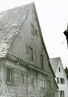 Altensteig, Paulusstraße 19, Giebel des Hauses / Alte Bäckerei in 72213 Altensteig Altensteig, Paulusstraße 19, Giebel des Hauses / Alte Bäckerei in 72213 Altensteig