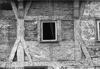 Altensteig, Paulusstraße 19; Detail der Fachwerkkonstruktion / Alte Bäckerei in 72213 Altensteig Altensteig, Paulusstraße 19; Detail der Fachwerkkonstruktion / Alte Bäckerei in 72213 Altensteig