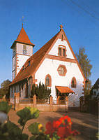 Altensteigdorf, Kirchplatz 2, Westansicht Kirche  / Evangelische Kirche in 72213 Altensteig, Altensteigdorf