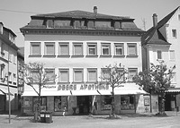 Ansicht zum Marktplatz  / Wohnhaus in 73525 Schwäbisch Gmünd (27.05.2007)