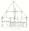 Querschnitt durch die Scheune / Einhaus in 72660 Beuren Querschnitt durch die Scheune / Einhaus in 72660 Beuren