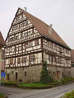 Altingen, Schwedenstraße 28, Ostgiebel und Nordtraufe 2003. / Schwedenhaus  in 72117 Ammerbuch - Altingen