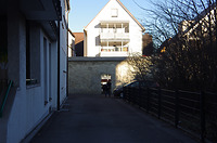 Stadtmauerreste bei Schwanengasse 22/26, Ansicht Lindenstraße / Stadtmauerreste in 89584 Ehingen, Ehingen (Donau) (15.02.2019 - Christin Aghegian-Rampf)