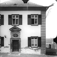 Ausschnitt photogrammetrische Aufnahme
Ansicht Süd, 1989 / Herrenhaus in 73467 Kirchheim am Ries