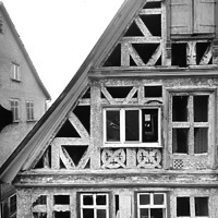 Ausschnitt Photogrammetrische Aufnahme, 1975 / Ehem. Frühmesserhauses, Fassade in 73207 Plochingen