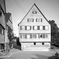 Photogrammetrische Aufnahme
Ansicht West, 1976 / ehem. Pfarrhaus in 73650 Winterbach