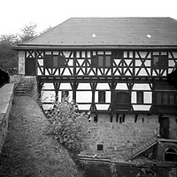 Ausschnitt photogrammetrische Aufnahme
Ansicht Ost, 1976 / Wäscherschlössle in 73116 Wäschenbeuren, Wäscherhof