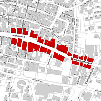 Flurkarte 2006 (LV-BW und LAD) / Fassadenabwicklung in 71672 Marbach am Neckar Flurkarte 2006 (LV-BW und LAD) / Fassadenabwicklung in 71672 Marbach am Neckar