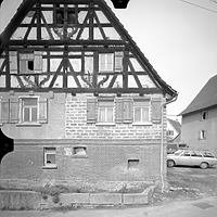 Photogrammetrische Aufnahme
Ansicht West, 1977 / Wohnhaus in 72411 Bodelshausen