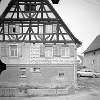 Photogrammetrische Aufnahme
Ansicht West, 1977 / Wohnhaus in 72411 Bodelshausen