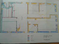 Baualtersplan EG / Altes Pfarrhaus in 74385 Pleidelsheim (10.03.2015 - B.Lohrum)