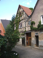 Knittlingen, Kirchplatz 10/1, Ansicht Süd / Fachwerkhaus in 75438 Knittlingen Knittlingen, Kirchplatz 10/1, Ansicht Süd / Fachwerkhaus in 75438 Knittlingen