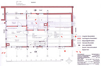 Fischerhaus, Bauphasenplan Erdgeschoss,
Urheber: Säubert, Bernd F. (Architekturbüro Bernd F. Säubert) / Fischerhaus in 76706 Dettenheim-Rußheim
