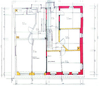Empfingen, Haigerlocher Straße 12/14, Bauphasenplan Obergeschoss / ehem. Bauernhaus in 72186 Empfingen