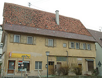 Schwedenstraße 27, Altingen. Südansicht / Altes Schul- und Rathaus in 72119 Ammerbuch - Altingen