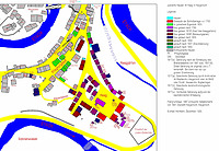 Baualtersplan der jüdischen Häuser in Haigerloch. / Haagschloss, später Judenhaag in 72401 Haigerloch (01.12.1998 - Michael Hermann) Baualtersplan der jüdischen Häuser in Haigerloch. / Haagschloss, später Judenhaag in 72401 Haigerloch (01.12.1998 - Michael Hermann)