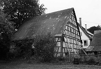 Ansicht von Nordwesten (S. Uhl) / Pfarrscheuer in 72800 Eningen u.A., Eningen unter Achalm