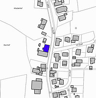 Lageplan 2007 (Vorlage LV-BW) / Gasthaus Raben in 79289 Horben