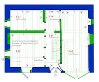 Bauphasenplan EG (Plangrundlage Architekturbüro Weinreich) / ehemalige Synagoge, `Firminushaus` in 74252 Massenbachhausen