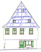 Ostansicht / altes Pfarrhaus in 72119 Ammerbuch - Altingen