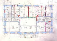 Ettlingen, Pforzheimer Straße 67, Gut Watthalden, Bauphasenplan Erdgeschoss / Gut Watthalden in 76275 Ettlingen (17.07.2007) Ettlingen, Pforzheimer Straße 67, Gut Watthalden, Bauphasenplan Erdgeschoss / Gut Watthalden in 76275 Ettlingen (17.07.2007)
