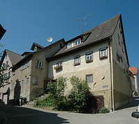 Südost-Ansicht , links Schmiedgasse 13, rechts Schmiedgasse 15 / Wohnhaus in 74653 Ingelfingen