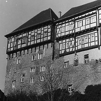 Ansicht von Süden vor der Sanierung / Hessensches Schloss in 74388 Talheim