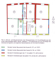 Heidelberg, Rohrbach, Rathausstraße 57/59, Bauphasenplan Obergeschoss / Wohnhaus in 69126 Heidelberg, Rohrbach