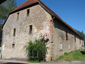 Ansicht des Bandhauses von Südwesten / Schloss Presteneck, Bandhaus in 74196 Neuenstadt am Kocher-Stein, Stein am Kocher (2007 - Markus Numberger, Esslingen)