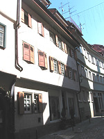 Straßenseitige Ansicht des Gebäudes Webergasse 17 / Wohngebäude in 73728 Esslingen am Neckar
