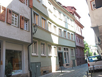 Straßenseitige Ansicht des Gebäudes Webergasse 19 / Wohngebäude in 73728 Esslingen am Neckar