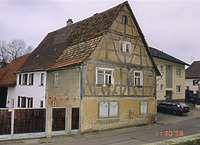 Mühlhausen, Untere Mühlstraße 7, Straßenansicht / Wohnhaus in 69242 Mühlhausen (2007)