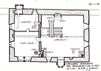 Heimsheim, Schlosshof, Steinhaus (Schleglerschloss), Rekonstruktion 1. Obergeschoss / Steinhaus (Schleglerschloss) in 71296 Heimsheim