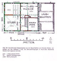Hemsbach, Balzenbach, Balzenbach 5, Bauphasenplan Erdgeschoss / Eck´scher Hof in 69502 Hemsbach, Balzenbach
