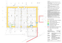 Friolzheim, Marktplatz 11, Zehntscheuer, Bauphasenplan Erdgeschoss / Zehntscheuer in 71292 Friolzheim