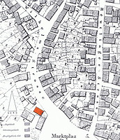 Historische Flurkarte von 1823 / ehem. Wohnhaus in 72555 Metzingen
