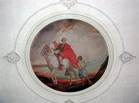 St. Nikolaus. Deckenbild. / Katholische Kirche St. Nikolaus in 72539 Pfronstetten