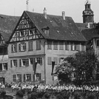 Bild wohl vom Ende der 1920er Jahre (StadtA SHA FS 00931b) / Wohnhaus in 74523 Schwäbisch Hall