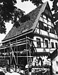 Südwestansicht während der Restaurierung 
(1983) Quelle: www.bildindex.de / Fachwerkhaus in 72160 Horb, Horb am Neckar