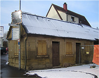 Ansicht von Nordosten Feb. 2009 / Ehem. Jüdische Metzgerei in 74251 Lehrensteinsfeld Ansicht von Nordosten Feb. 2009 / Ehem. Jüdische Metzgerei in 74251 Lehrensteinsfeld