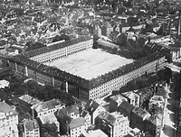 Luftbild von 1911  (Stadtarchiv Stuttgart) / Rotebühlbau, Rotebühlkaserne, große Infanteriekaserne in 70197 Stuttgart, Stuttgart-Mitte