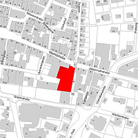 Flurkarte 2006 (Vorlage LV-BW und LAD) / Ehem. Schloss in 71672 Marbach, Marbach am Neckar Flurkarte 2006 (Vorlage LV-BW und LAD) / Ehem. Schloss in 71672 Marbach, Marbach am Neckar