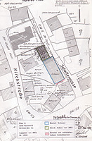 Lageplan, 1962 / Bereich der ehemaligen Scheune in 74523 Hessental