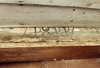 Über der Haustür eingeschnitzte Jahreszahl 1811 / Fachwerkhaus in 78658 Zimmern o.R.-Stetten Über der Haustür eingeschnitzte Jahreszahl 1811 / Fachwerkhaus in 78658 Zimmern o.R.-Stetten