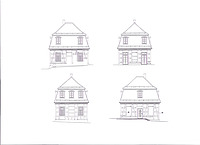 Ansichten, Bauaufnahme / Pavillon 7 in 70179 Stuttgart, Solitude Ansichten, Bauaufnahme / Pavillon 7 in 70179 Stuttgart, Solitude