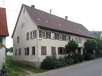 Ansicht des Gebäudes von Nordwesten (2007) / ehem. Gasthaus Krone in 73266 Bissingen an der Teck